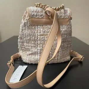 Emperia Taupe Vegan Leather Women\'s Backpack (NWT) Emperia | Bags | Emperia Fashion Vegan Backpack With Handle  main image 2